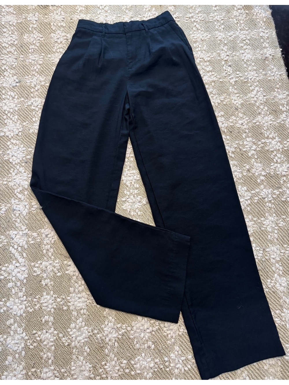A New Day Women's Basic Pants, Size 4, High-Rise, Straight-Leg